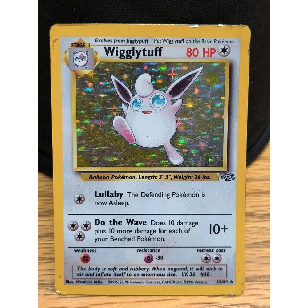 Pokémon TCG | Wigglytuff Jungle Holo Rare 16/64